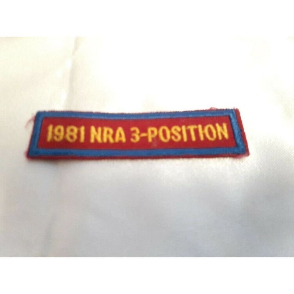 BUNDLE ONLY 1981 NRA 3-Position National‎ Rifle Association Patch Vintage